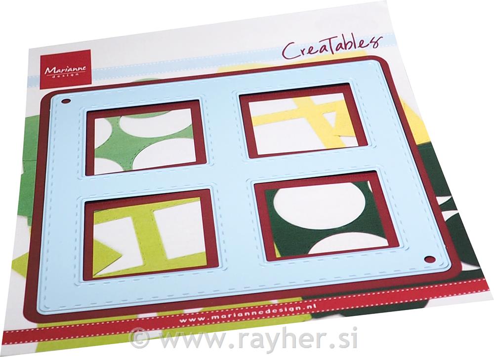 Šablona MD Creatable: Štiri kvadrati