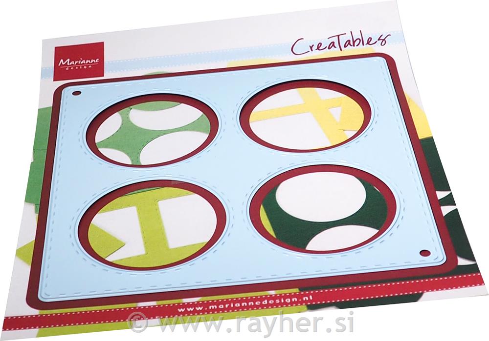 Šablona MD Creatable: Štiri krogi