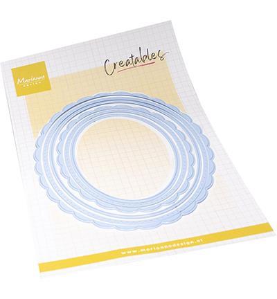 Rezač MD Creatable: Scalloped Oval