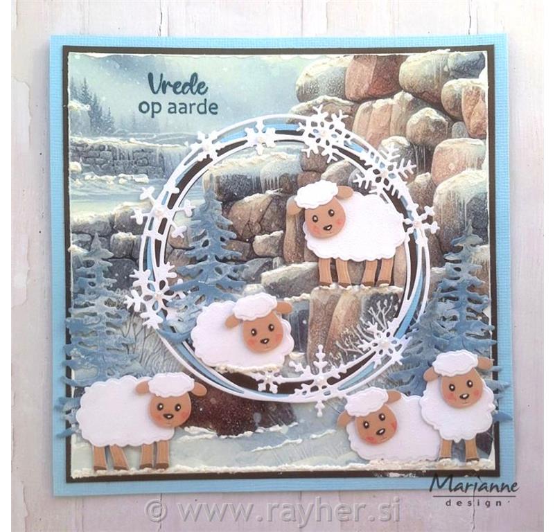 Rezač MD Creatable: Kristali leda - Krug