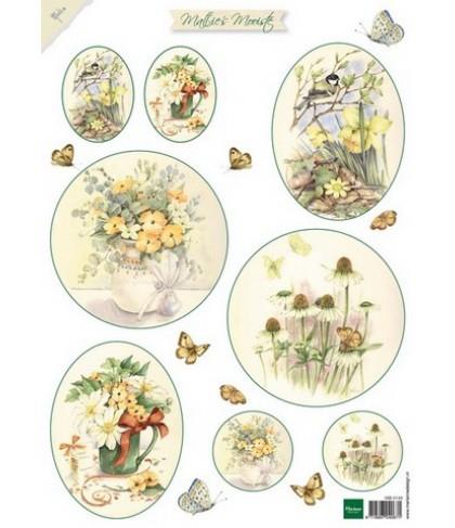 Decoupage slike, Cvijeće 2