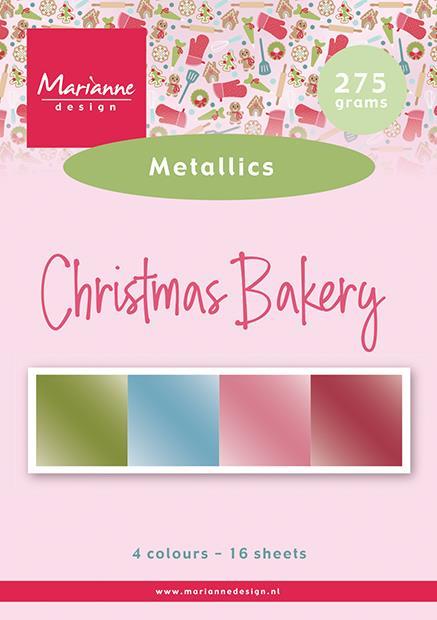 Set papira MD: Christmas bakery, metalic