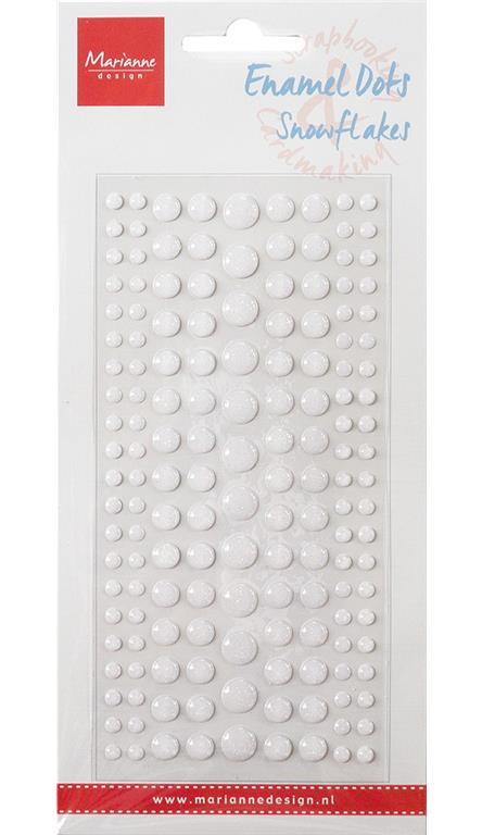 Enamal dots: Snowflake