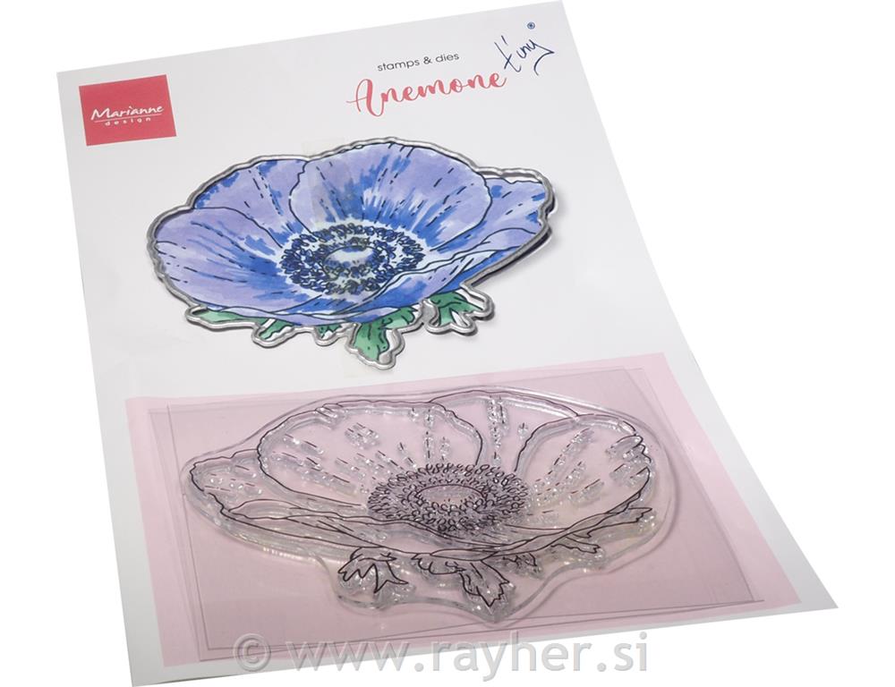 Stamp & die set: Anemone