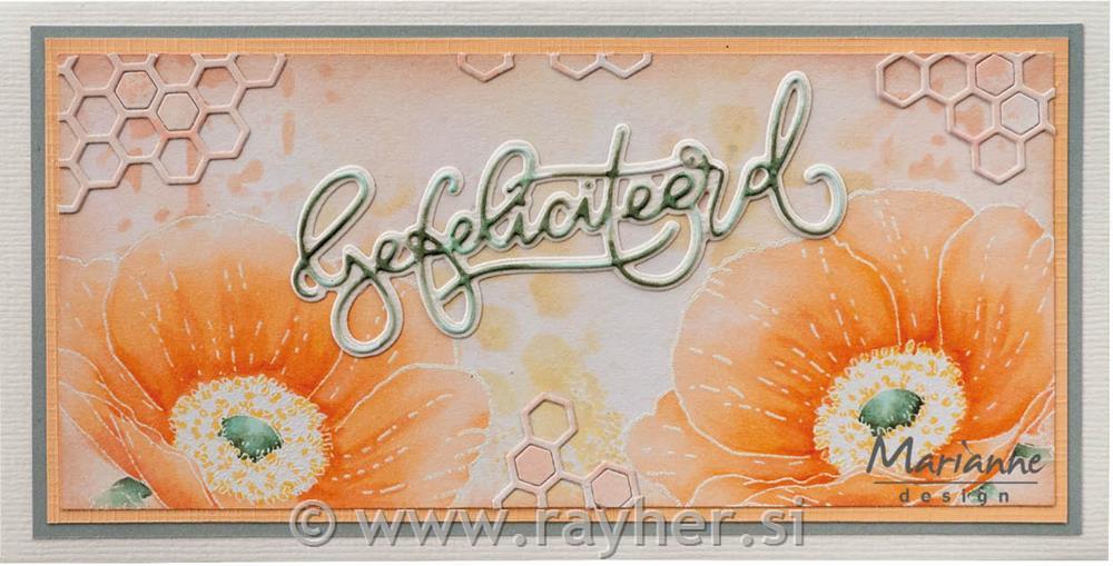 Stamp & die set: Anemone