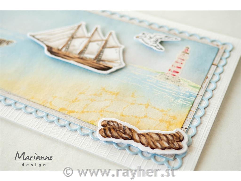 Stamp & die set: Fishnet