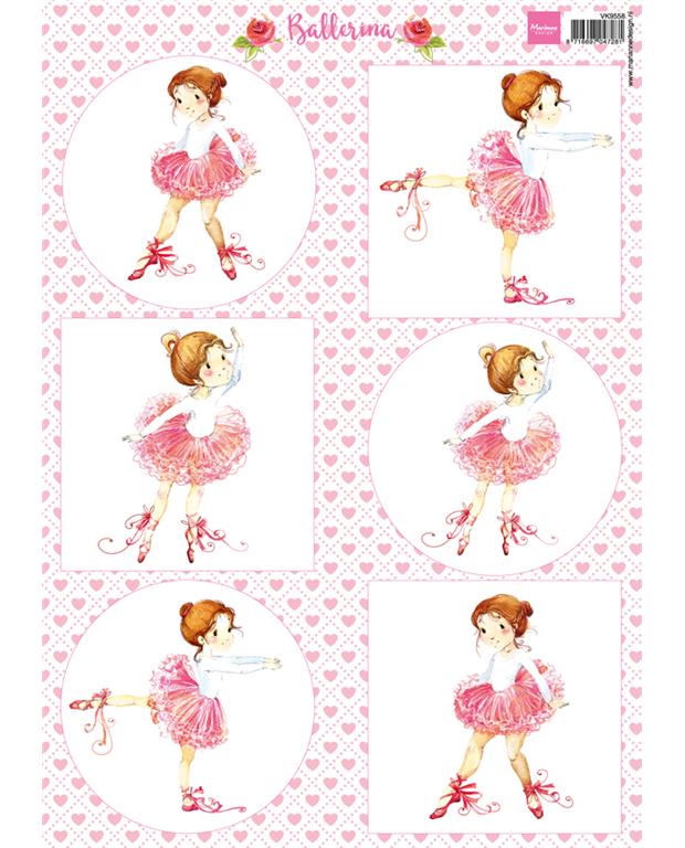 Decoupage slike, Balerina
