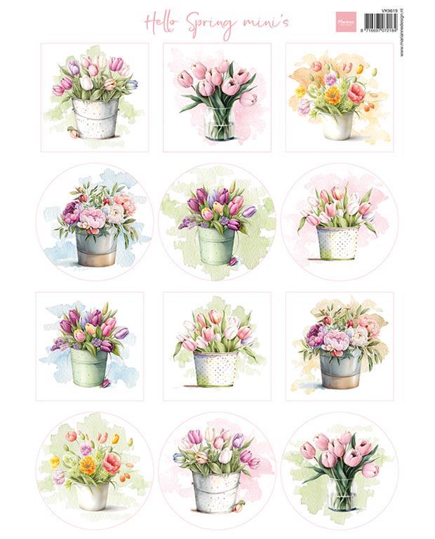 Decoupage slike: Hello Spring
