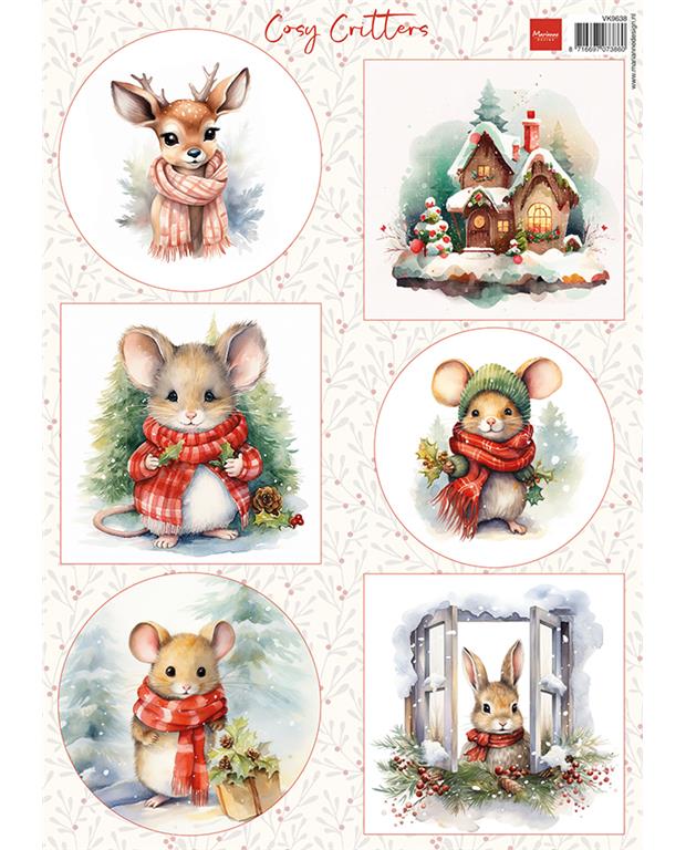 Decoupage slike: Ugodna stvorenja