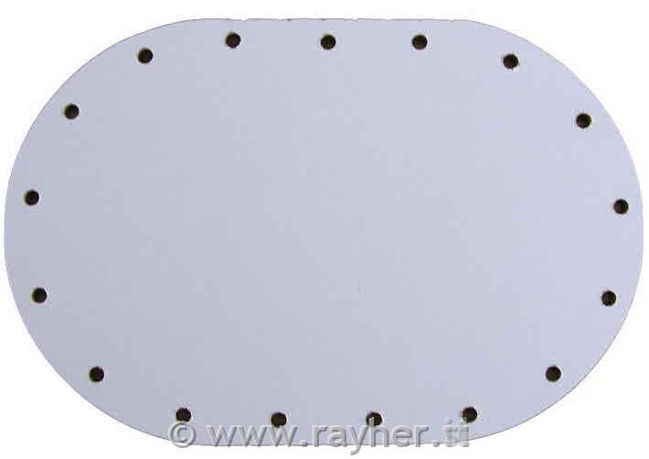 Plywood base oval 8x12cm