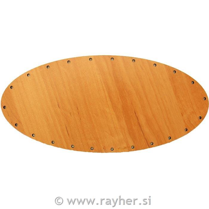 Lesena osnova za košaro 24x11cm