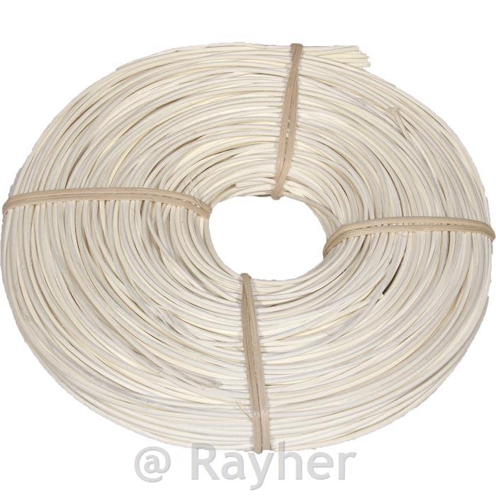 Rattan core 2,25mm, White, 0,25kg