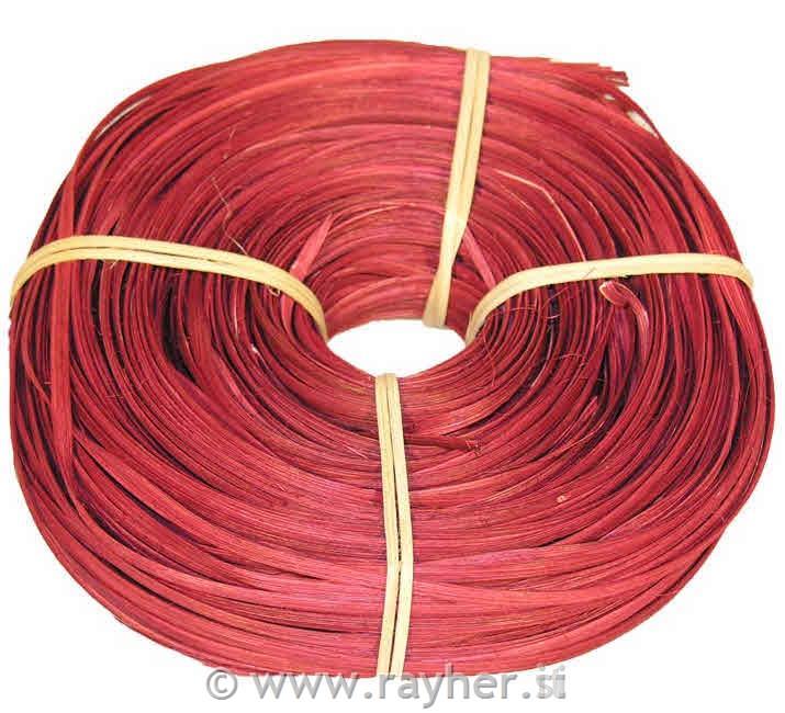 Pedig, ravan, šena, 5-6 mm, bordo