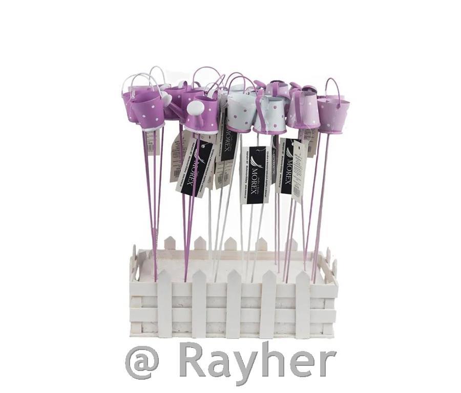 Decorative Watering Can on Stick, 1pc