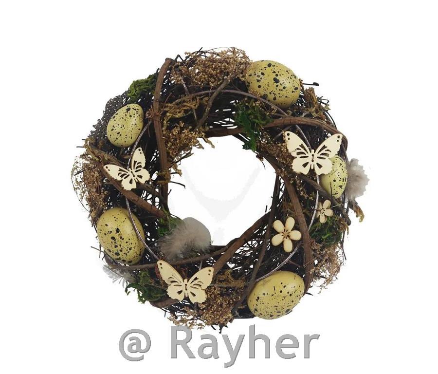 Uskršnji vijenac s jajima 24 cm