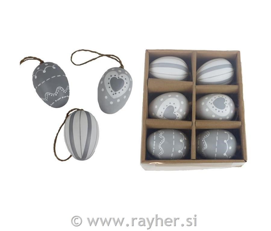 Jaja, dekor, 6cm, set 6
