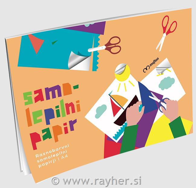 Samoleplj.papir A4, 13 papira