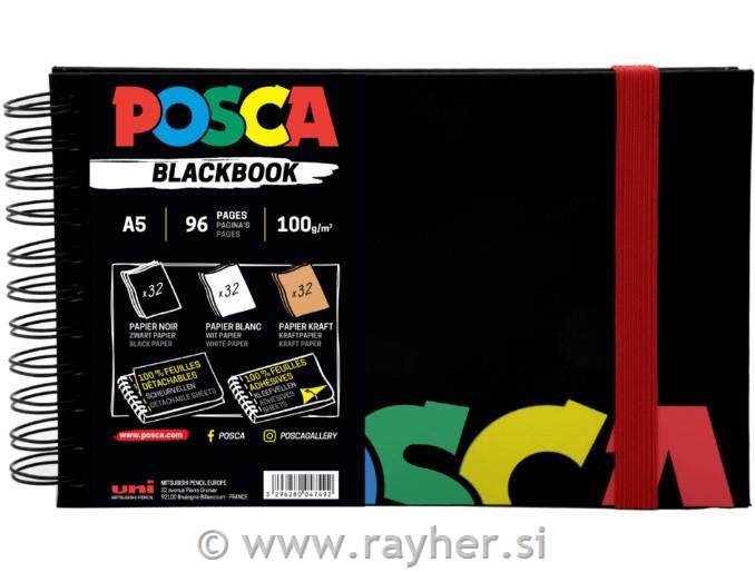 Uni Posca blok za crtanje A5 100g46 papira