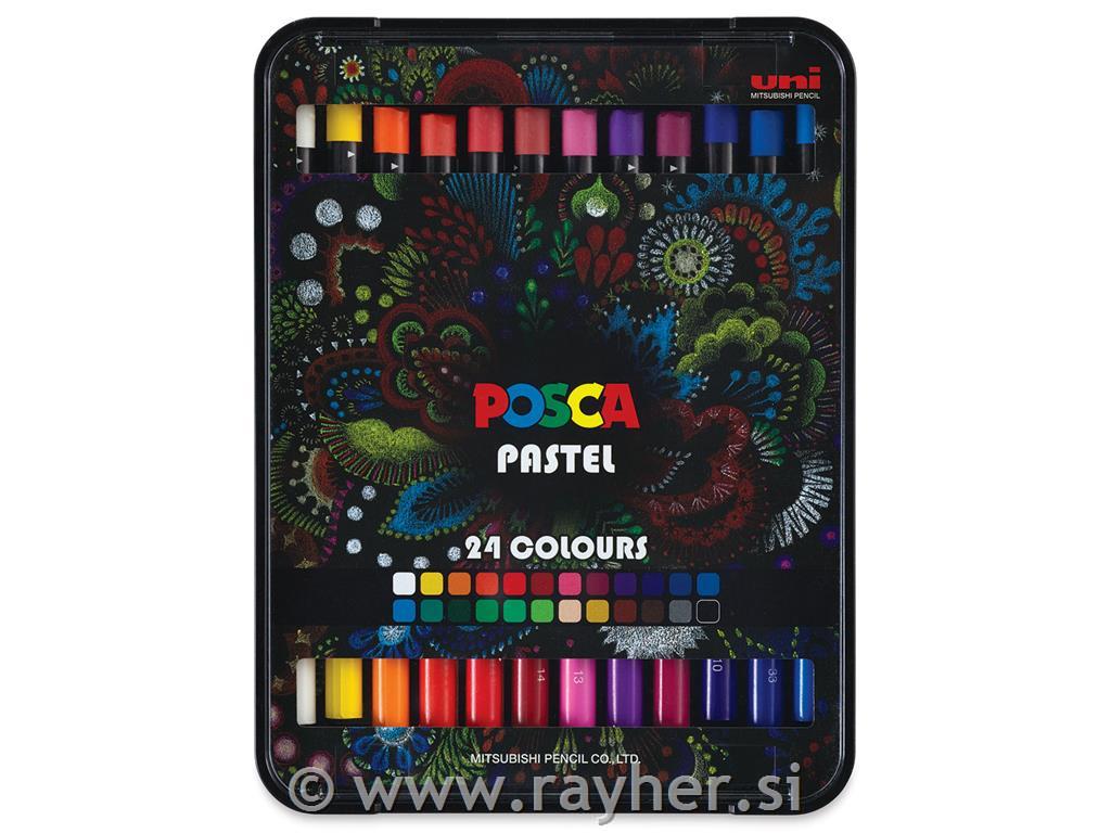Posca uljane pastele, set 24