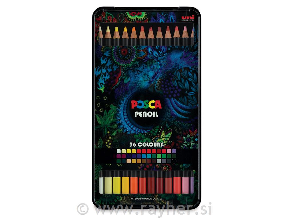 Oil Colour Pencils Posca set 36