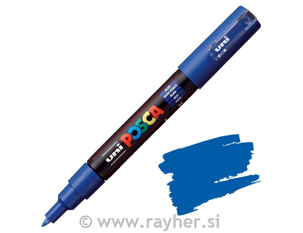 Uni POSCA marker; vrh 0,7 mm bullet;blue