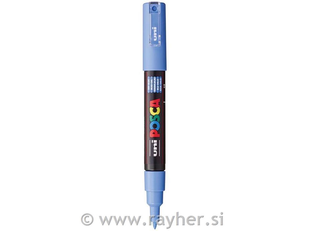 Uni POSCA marker; vrh 0,7 mm bullet;sky blue