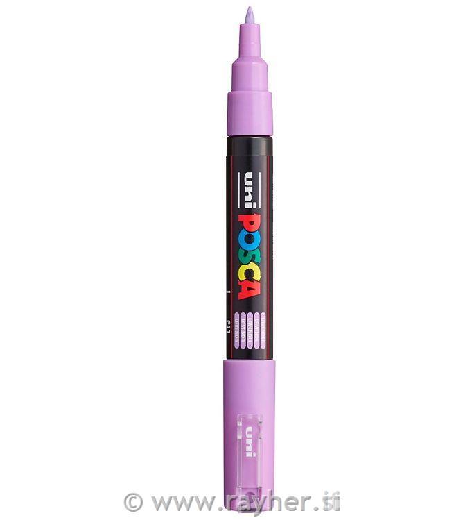 Uni POSCA marker; vrh 0,7 mm bullet;lavender
