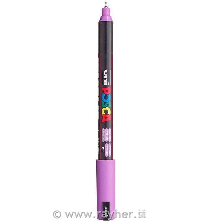 Uni POSCA marker; vrh 0,7 mm metal;lavender