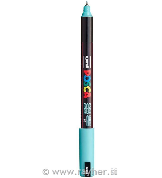 Uni POSCA marker; vrh 0,7 mm metal;vodna green