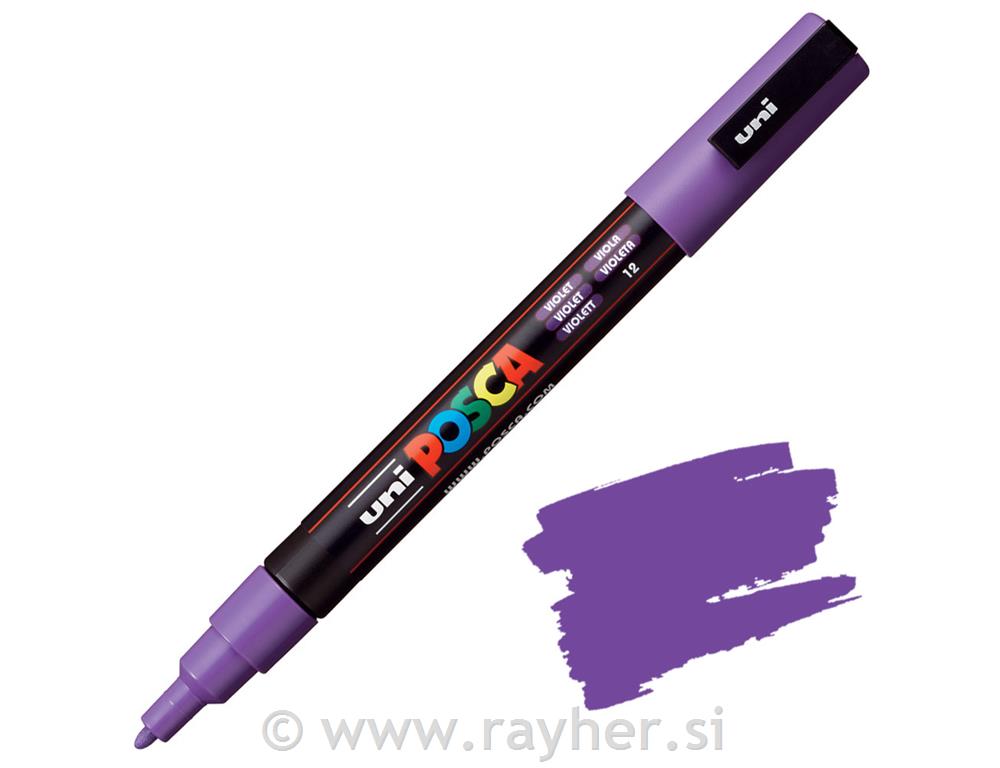 Uni POSCA marker; vrh 0,9-1,3 mm;violet