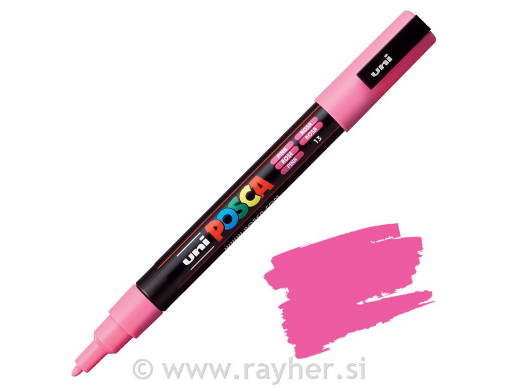 Uni POSCA marker; vrh 0,9-1,3 mm;pink