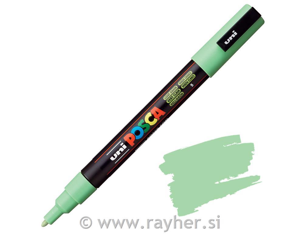 Uni POSCA marker; tip 0,9-1,3 mm;light green