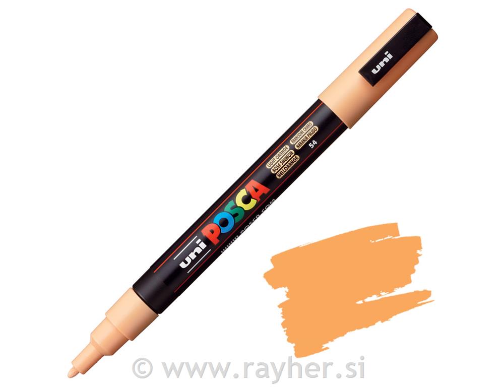 Uni POSCA marker; vrh 0,9-1,3 mm;light orange