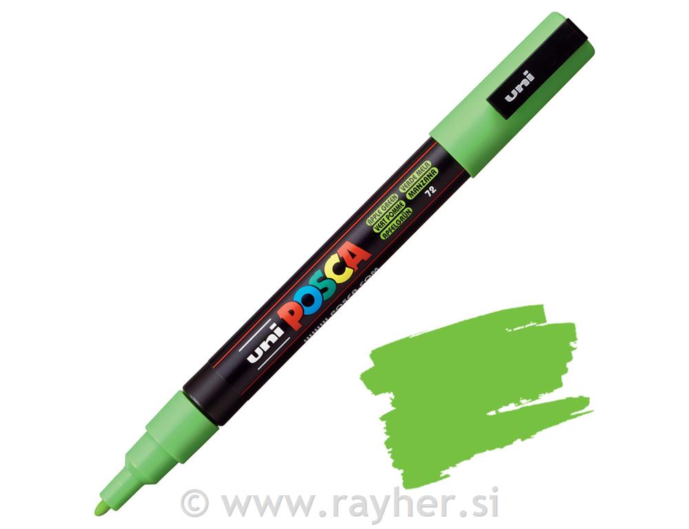 Uni POSCA marker; vrh 0,9-1,3 mm;apple green