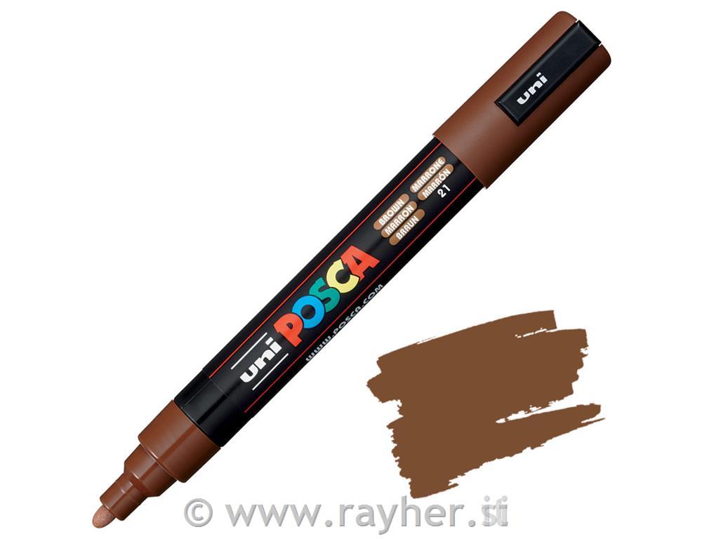 Uni POSCA marker; vrh 1,8-2,5 mm;brown