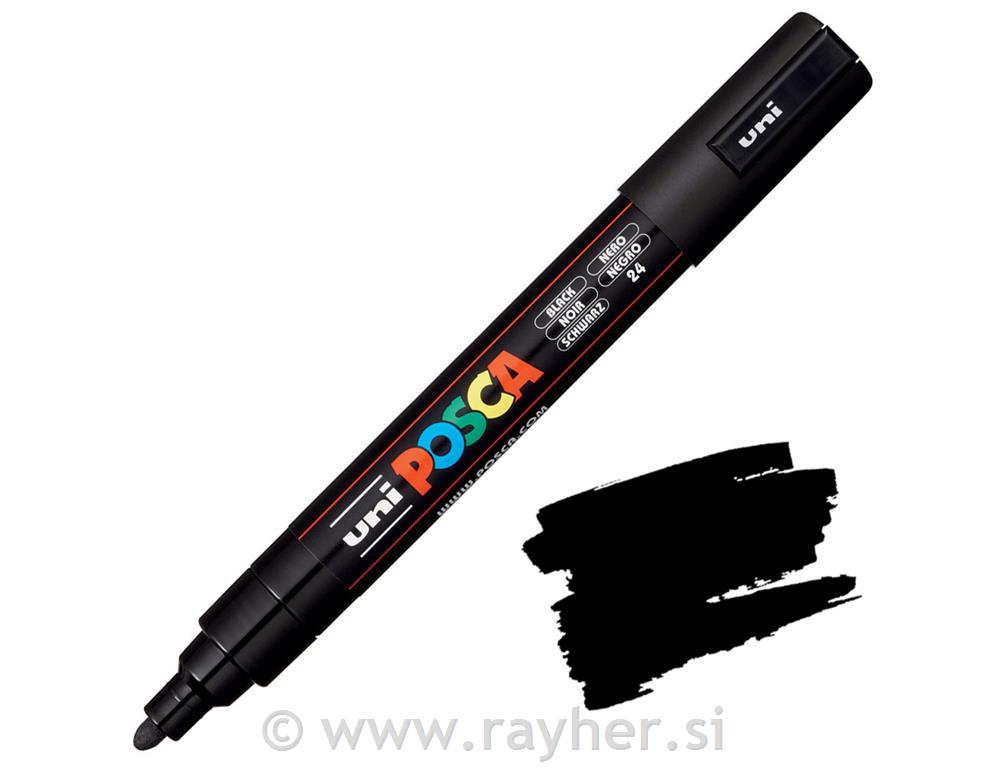 Uni POSCA marker; vrh 1,8-2,5 mm;black