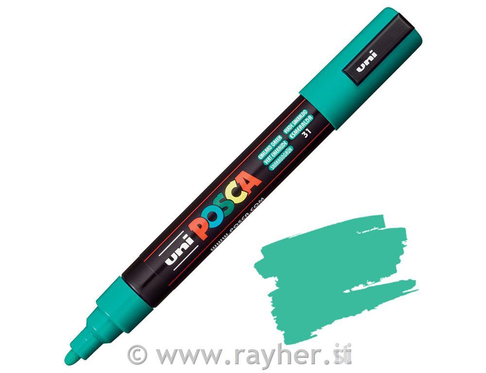 Uni POSCA marker; vrh 1,8-2,5 mm;emerald green