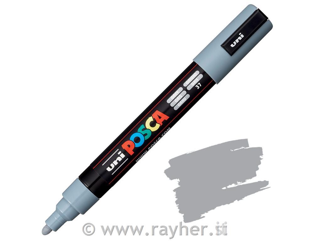 Uni POSCA marker; vrh 1,8-2,5 mm;grey