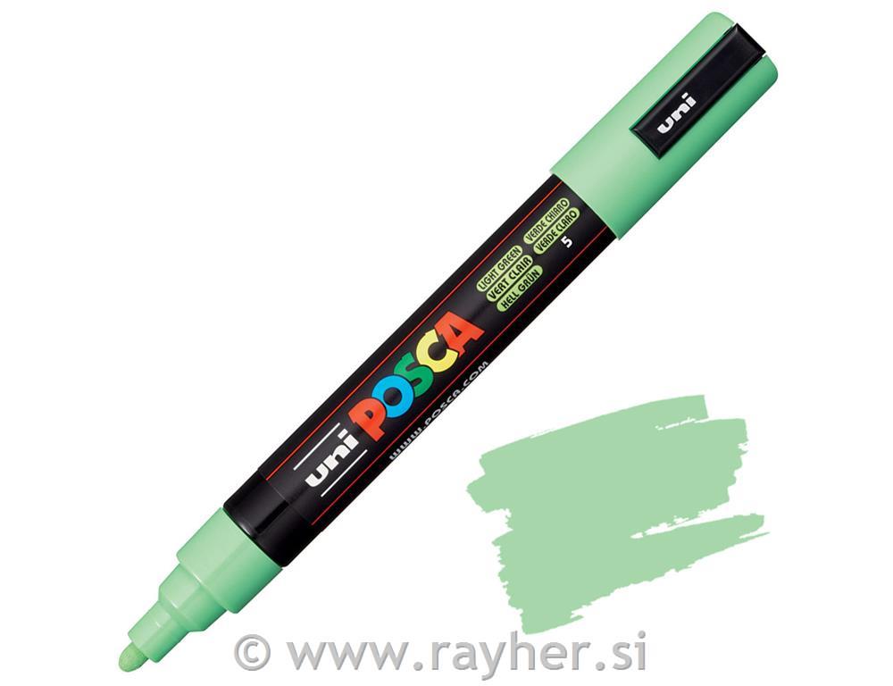 Uni POSCA marker; tip 1,8-2,5 mm;light green