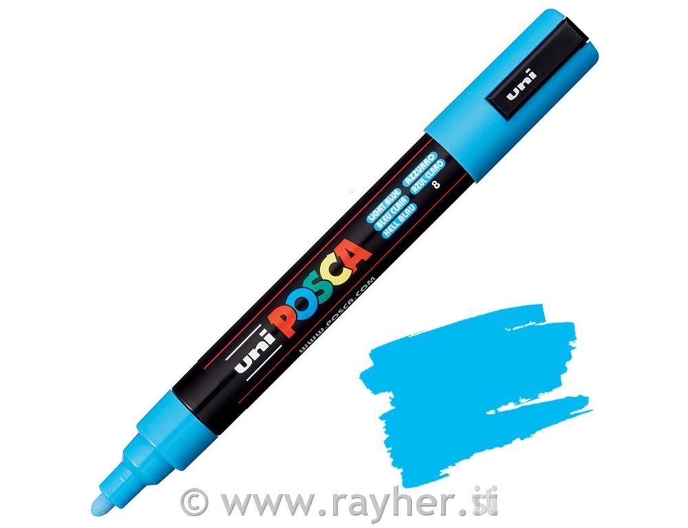 Uni POSCA marker; vrh 1,8-2,5 mm;light blue