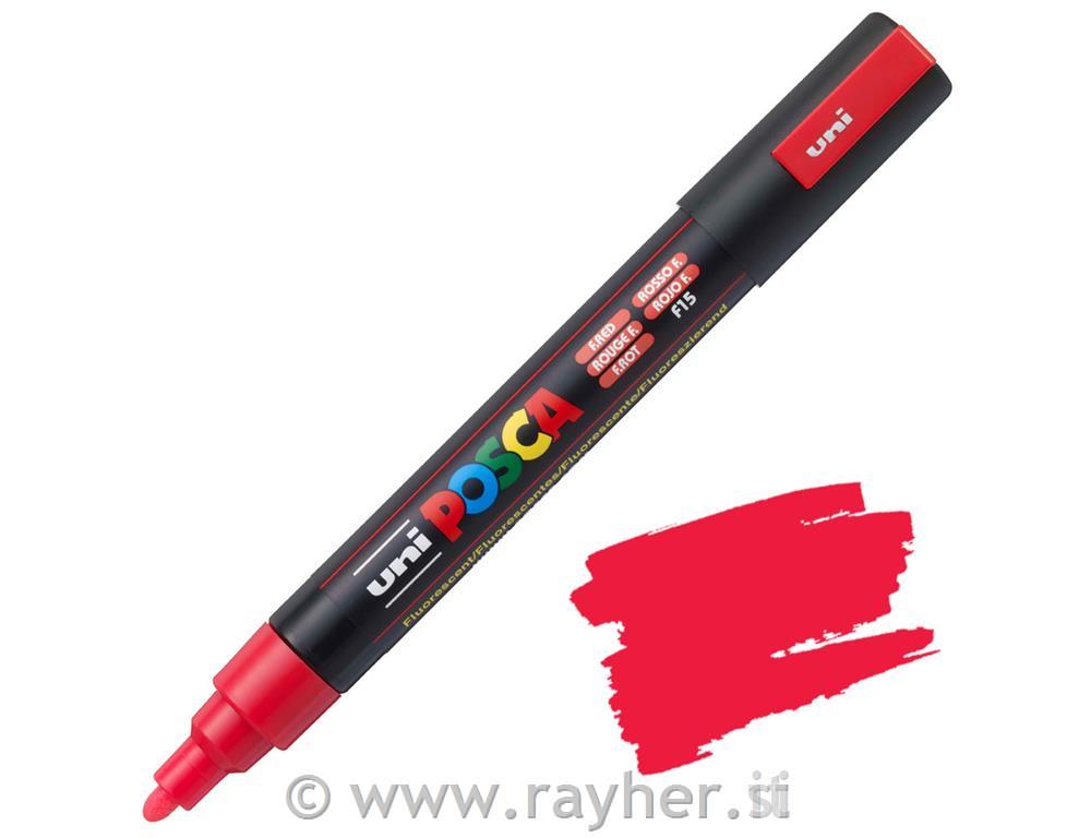 Uni POSCA marker; vrh 1,8-2,5 mm;fluo red