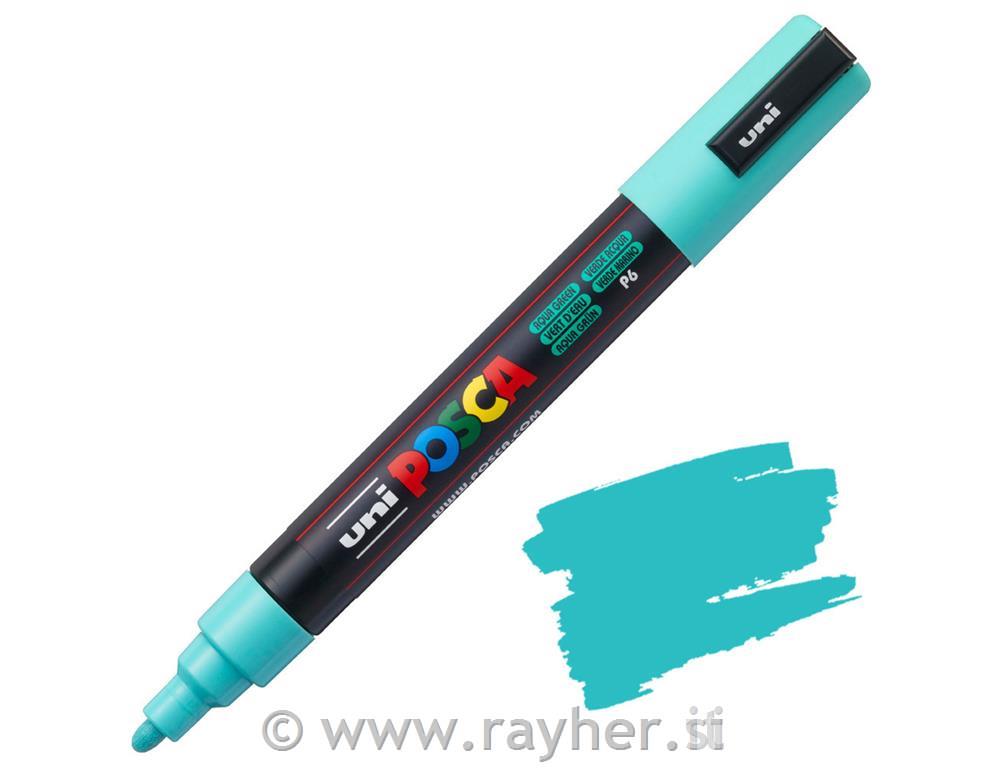 Uni POSCA marker; vrh 1,8-2,5 mm;aqua green