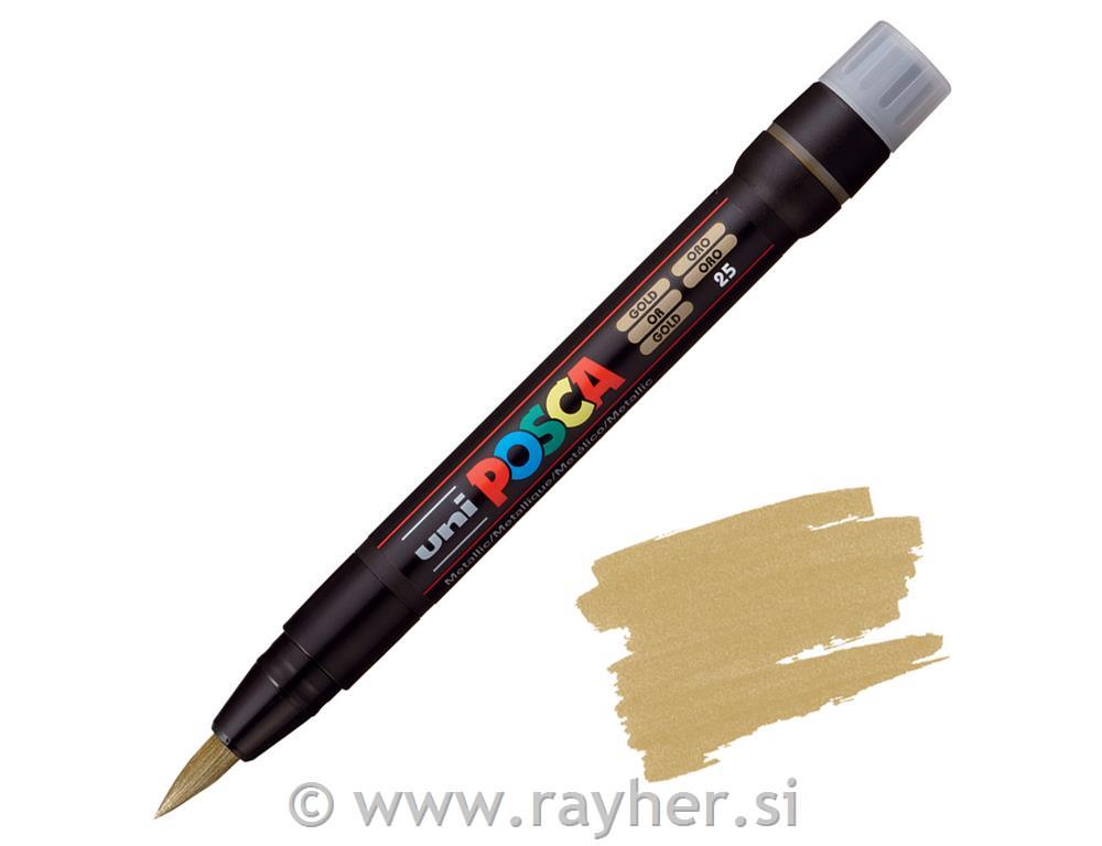 Uni POSCA marker; vrh kist;gold