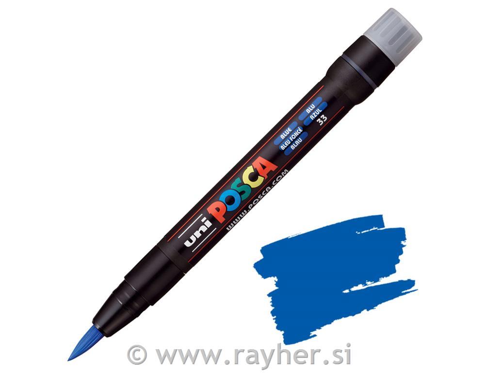 Uni POSCA marker; vrh kist;blue