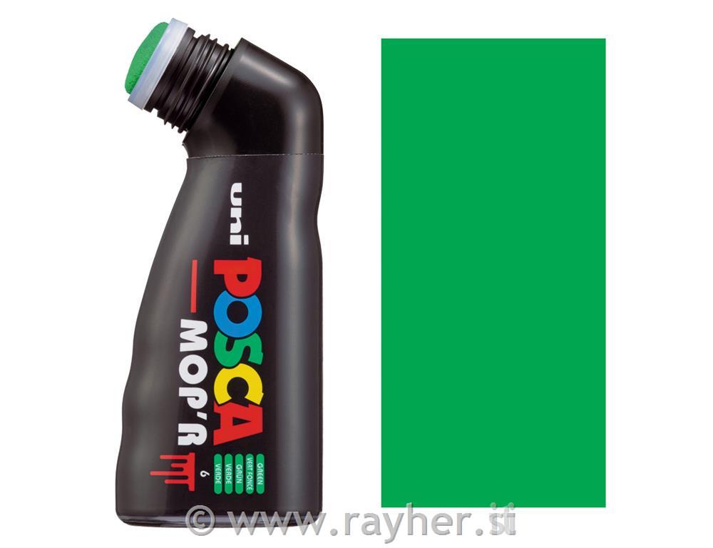 Uni POSCA marker; tip 3-19 mm Mop'R;green