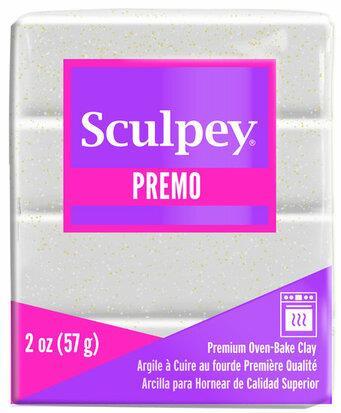 PREMO! Sculpey Accents 57 g, White GoldGlitter