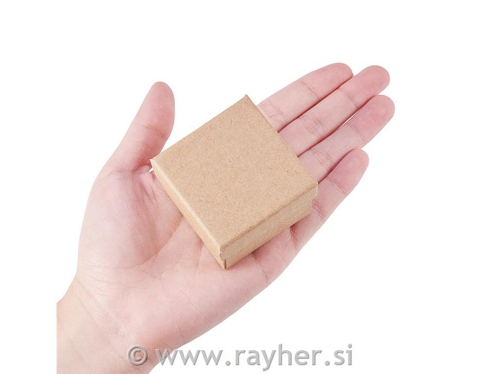 Kutija za nakit, kraft boje