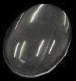 Dekorativno stakalce, oval, 10X18 mm