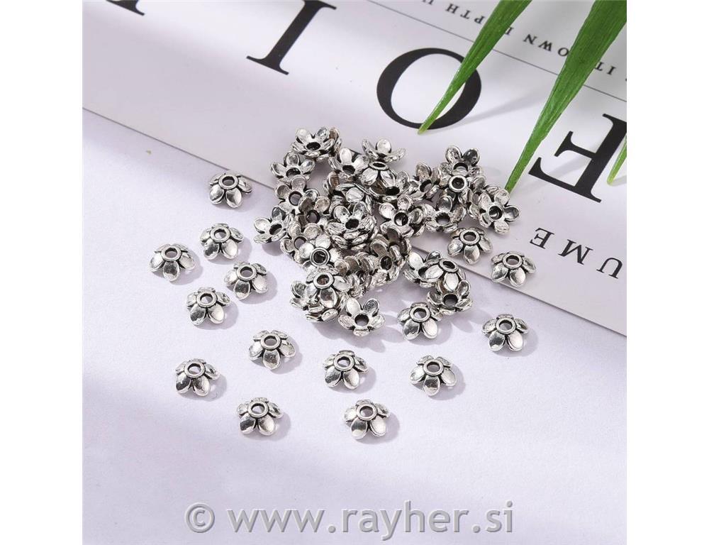 Kapica ze perle, 6.5 mm, set 10/1