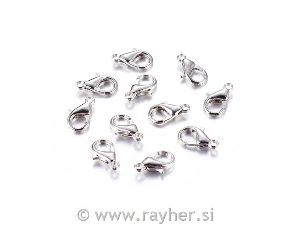 Kopča kartija mm, boja platine, set 10